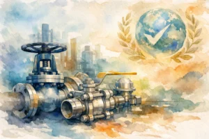 Válvulas industriais com ISO 9001 valem mais?