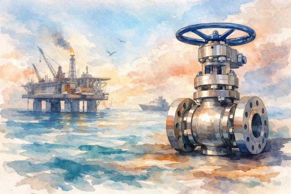 Válvula industrial para offshore: como escolher