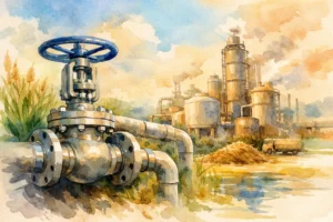 Válvula para usina de açúcar e álcool