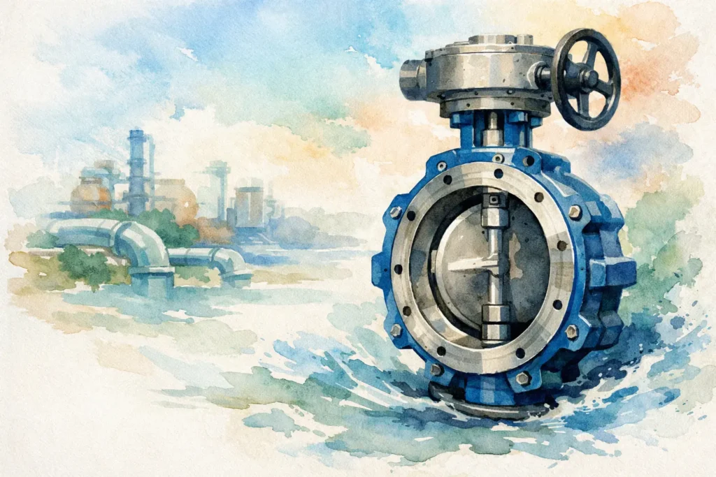 Vantagens da válvula borboleta bipartida