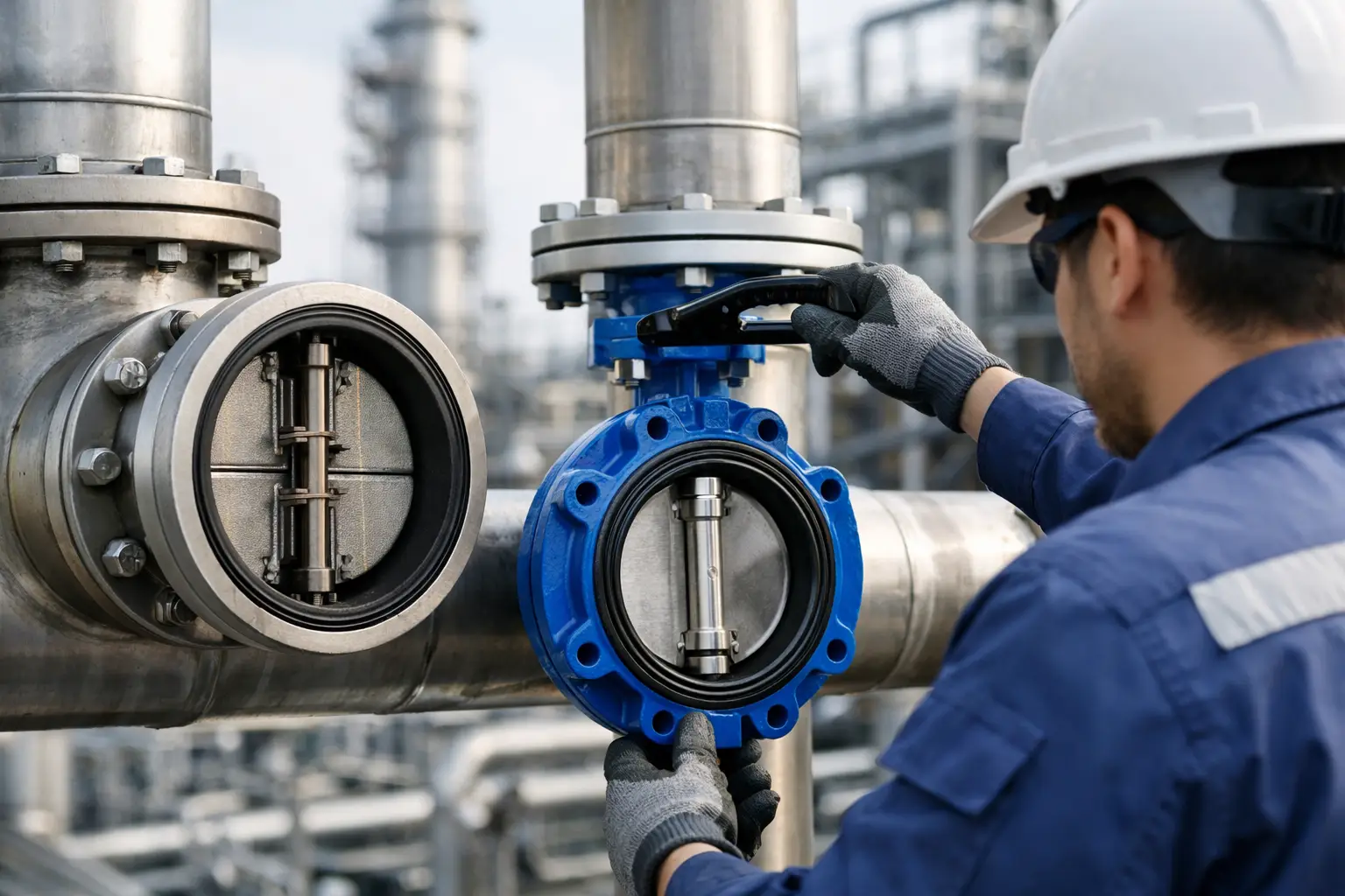 Manutenção de válvulas industriais na prática