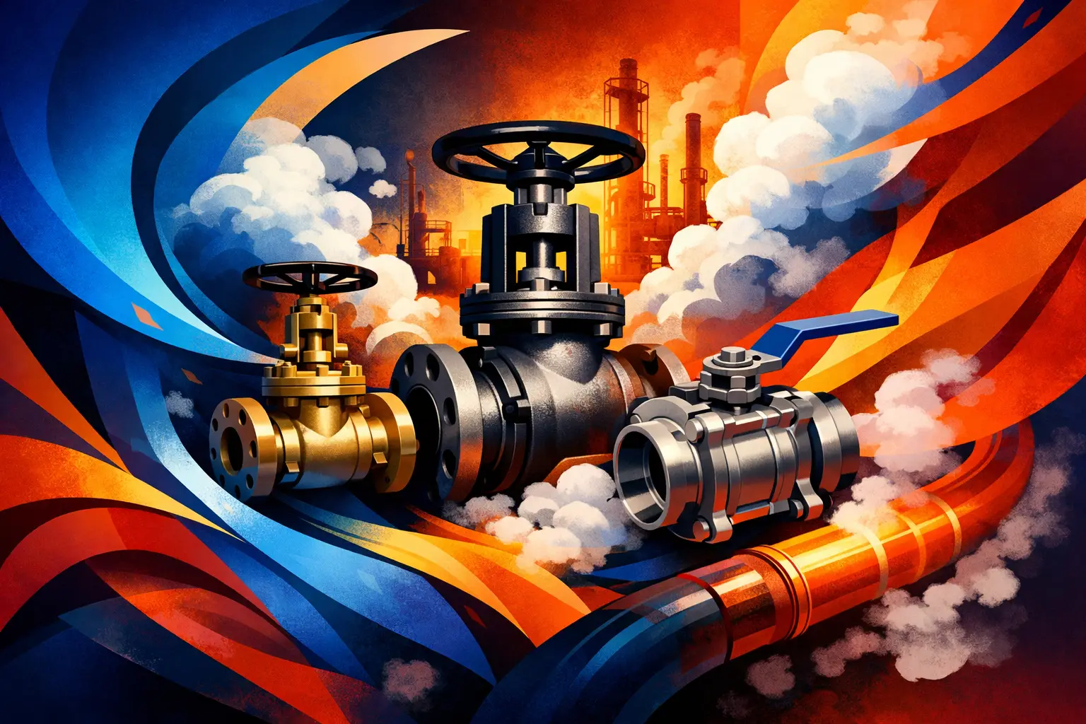 Qual válvula usar em vapor industrial?