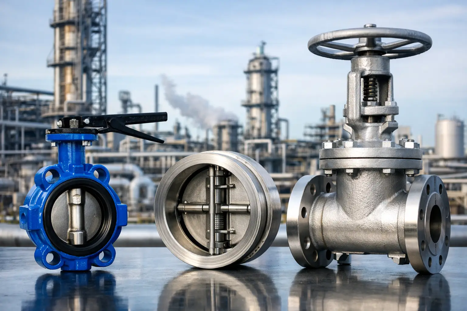 Tipos de válvulas industriais e suas aplicações