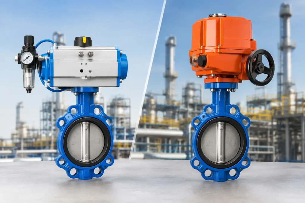 Atuador pneumático versus elétrico, qual usar?