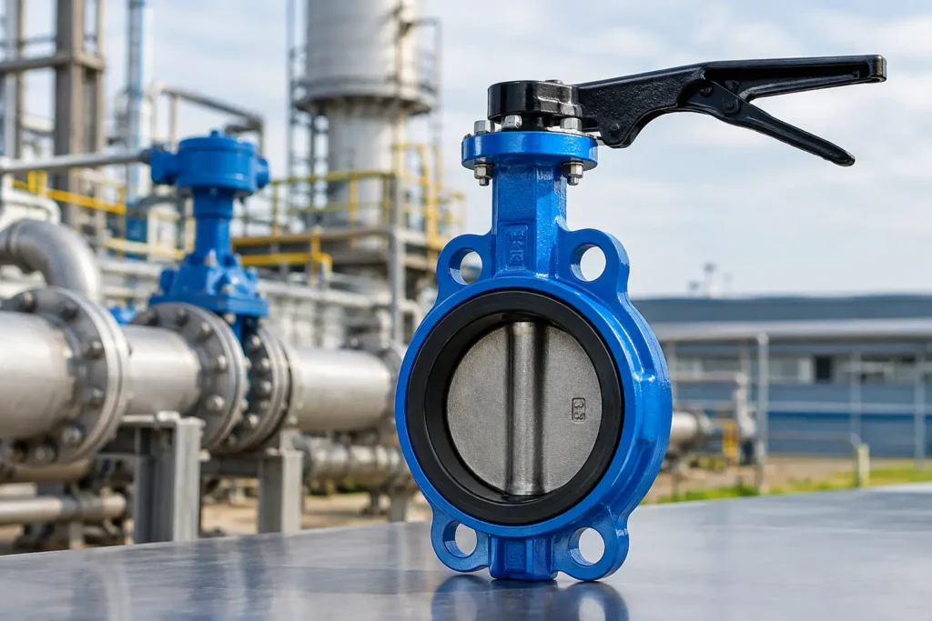 Avaliação de válvula de ferro nodular industrial
